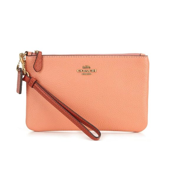 Coach Handbags - NWT COACH Colorblock Small Leather Wristlet